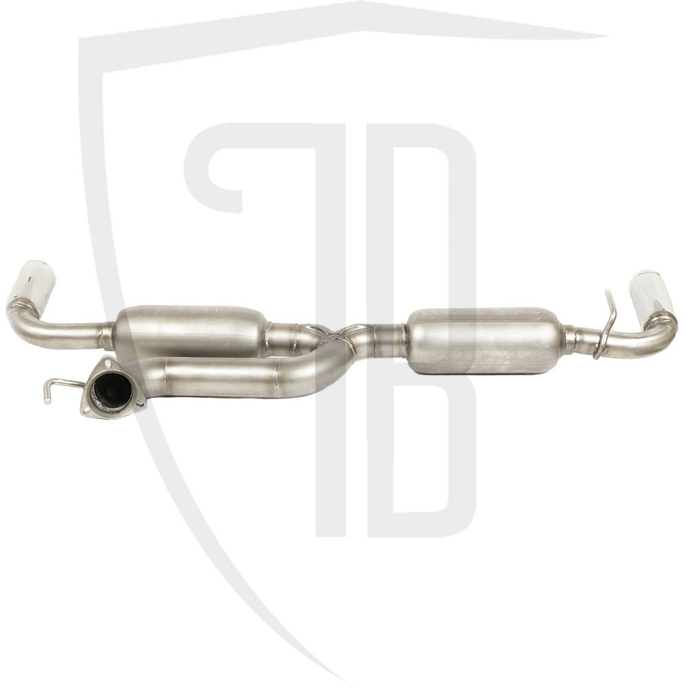 Ragazzon Exhaust Back Box integrale Twin Exit 70mm