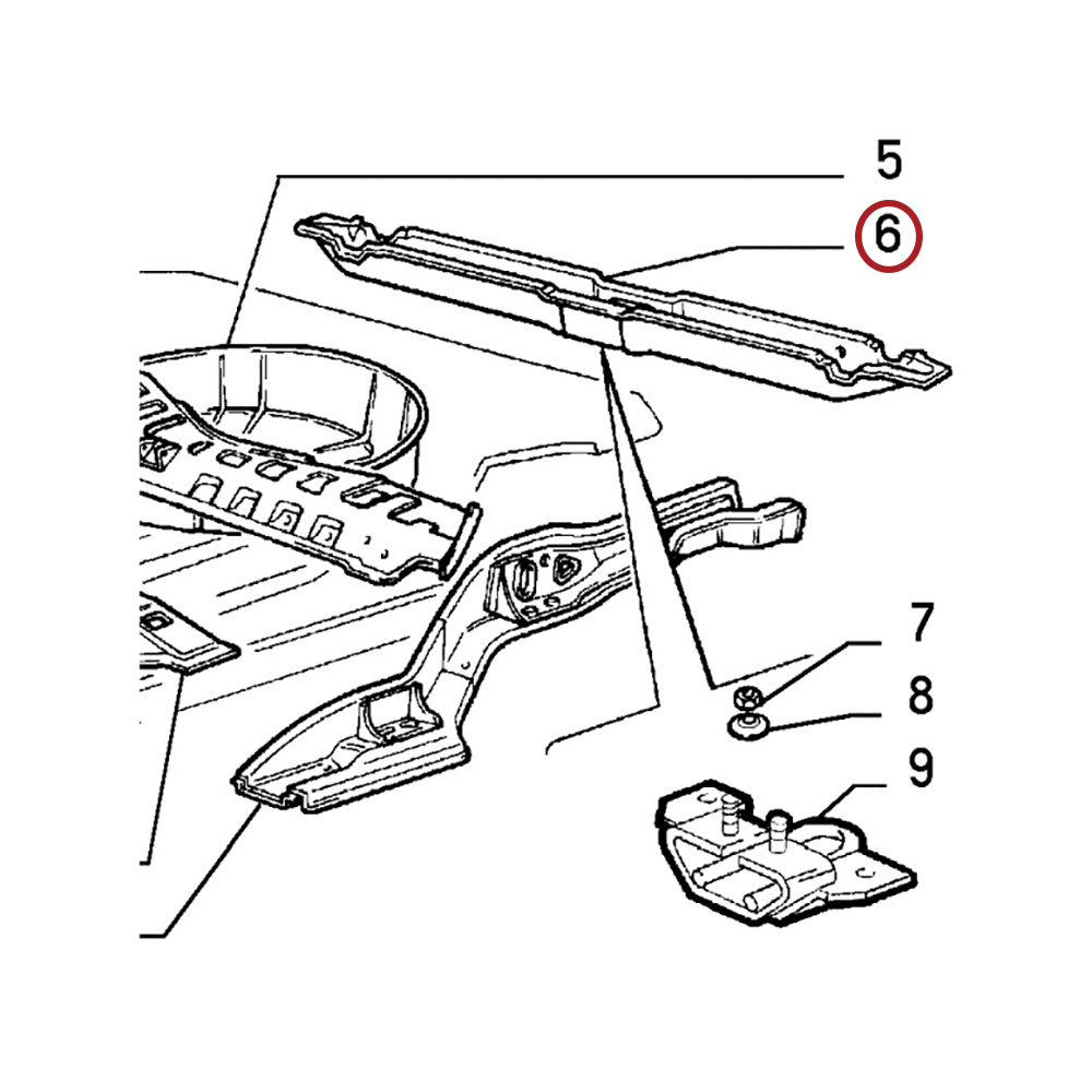 Rear chassis crossmember