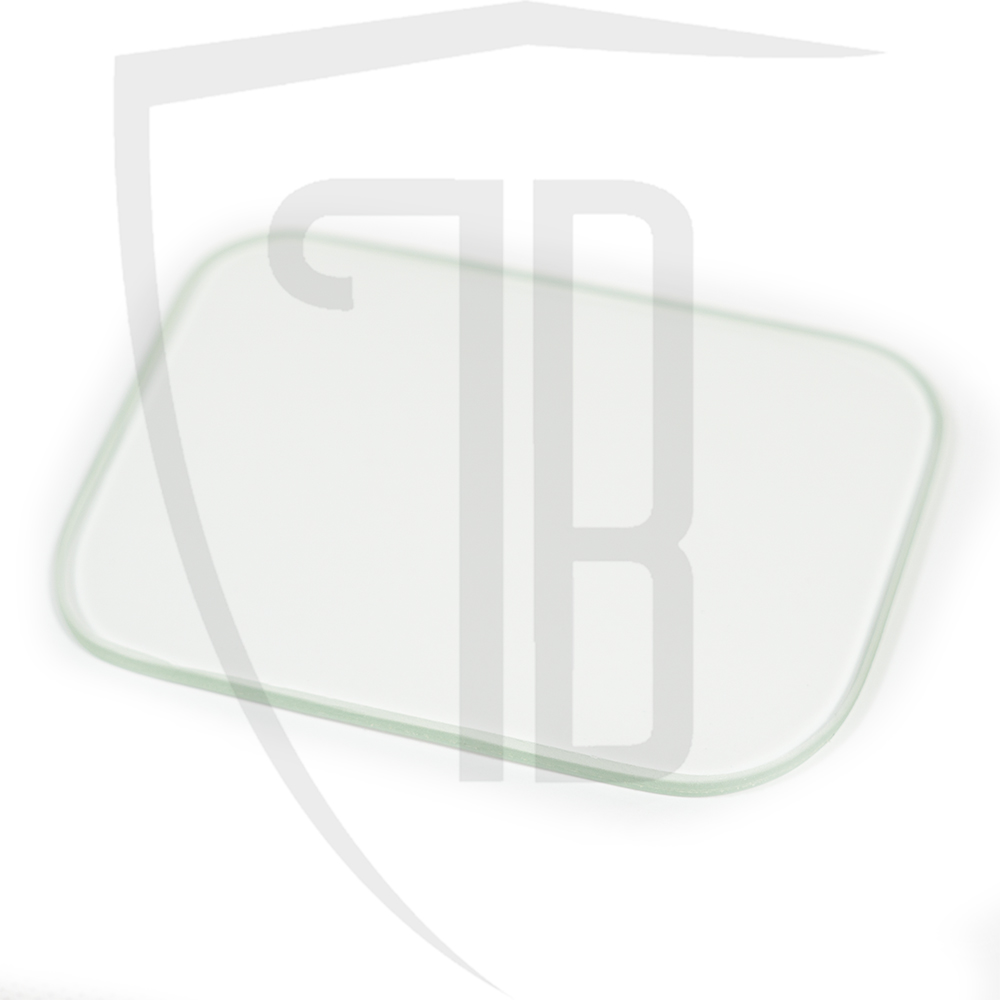 Fog lamp lens only (Clear Laminated Glass)