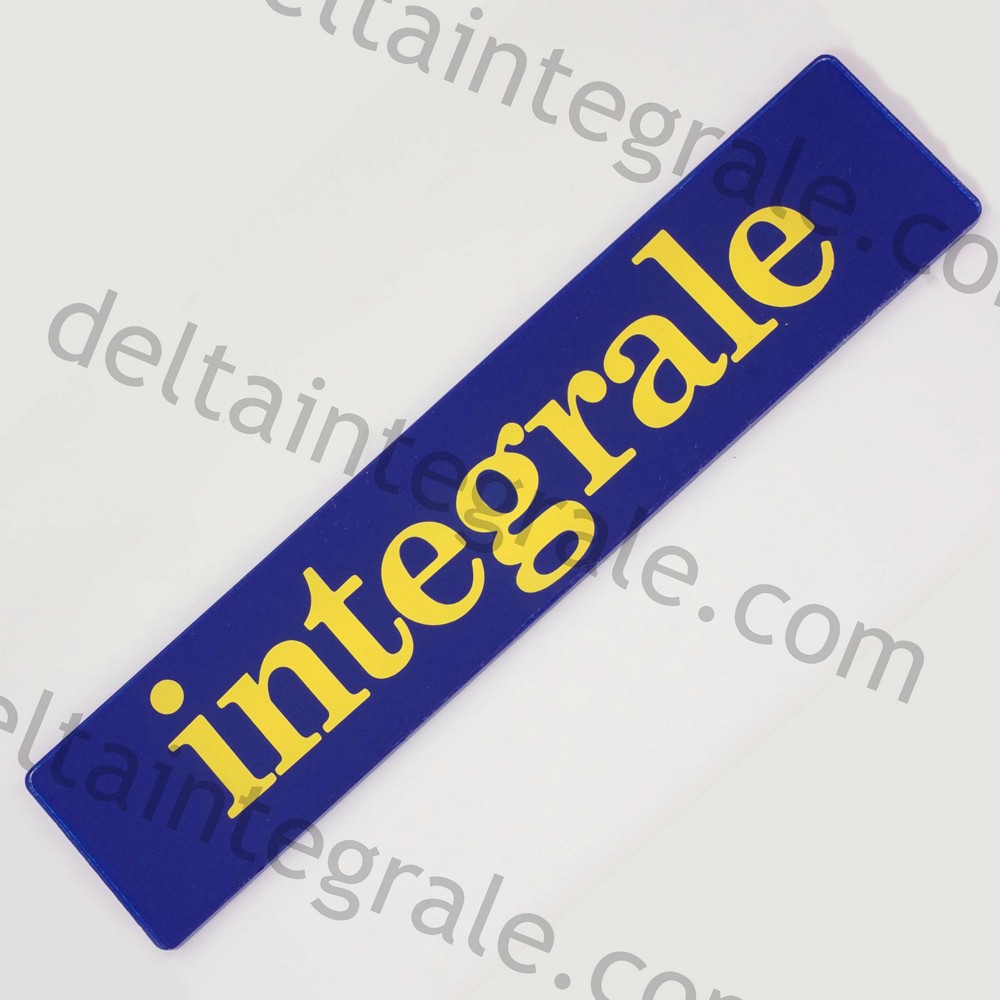 integrale Rear Badge For Evo