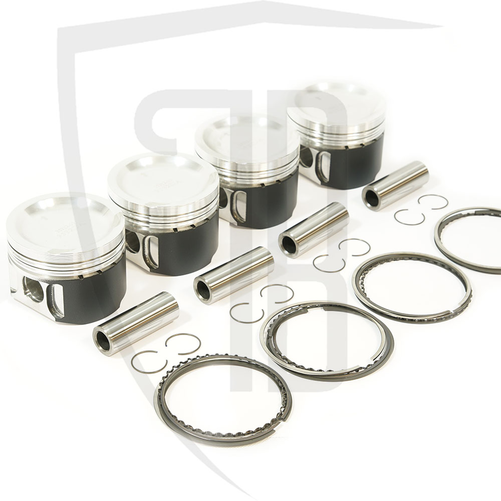 A set of 4 drop forged pistons for Lancia Delta 16v integrale