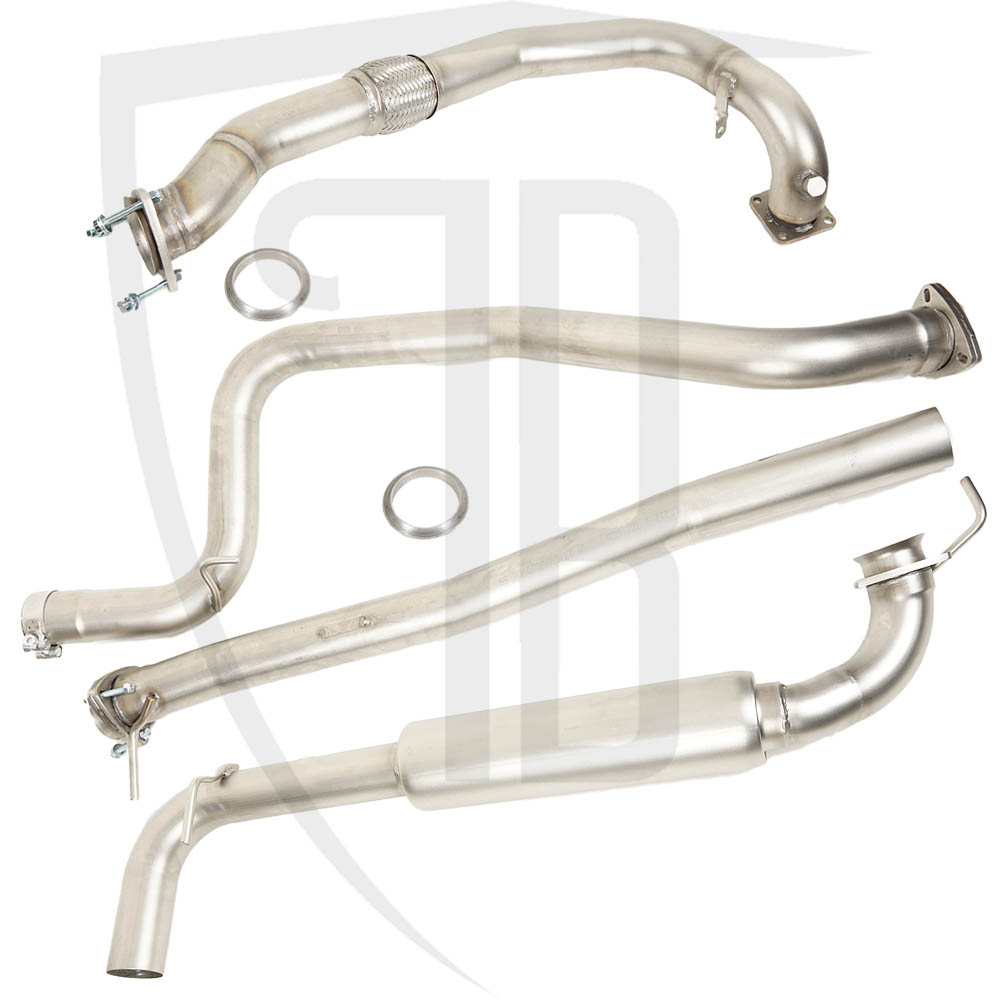 Ragazzon 70mm Stainless Steel Exhaust System Group A Single Exit 8v, 16v and Evo 1