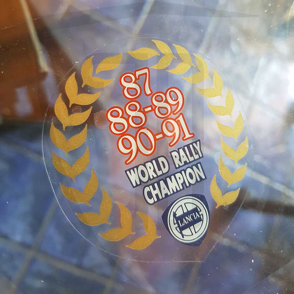 5 Times World Rally Champion Sticker