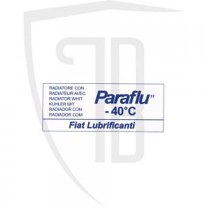 Paraflu Windscreen Sticker Transparent